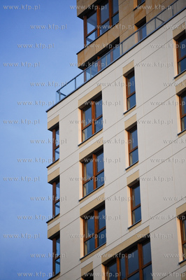 Gdansk. Nowe wiezowce Quattro Towers powstale na miejscu...
