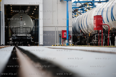 Gdansk. Bocznica Kolejowa Grupy Lotos S.A.. Uroczyste...