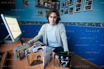 Gdansk. Przemek Szalinski, pomyslodawca akcji charytatywnej...