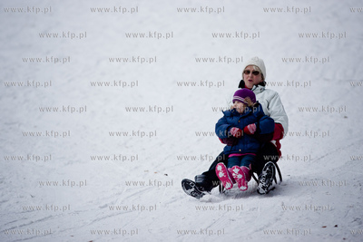 Sopot. Lysa Gora. Sobotnie, zimowe popoludnie na stoku.
19.01.2013
fot....
