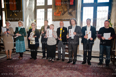 Gdansk. Ratusz Glownego Miasta. Pola Nadziei. Uroczystosc...