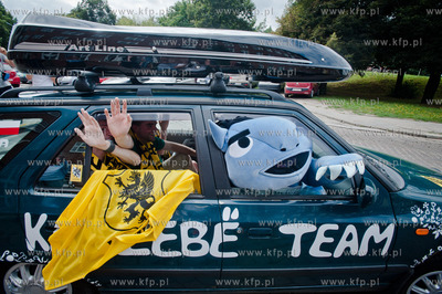 Gdansk. Parking przed Urzedem Marszalkowskim. Marszalek...