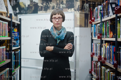 Gdansk. Biblioteka Manhattan w CH Manhattan. Spotkanie...