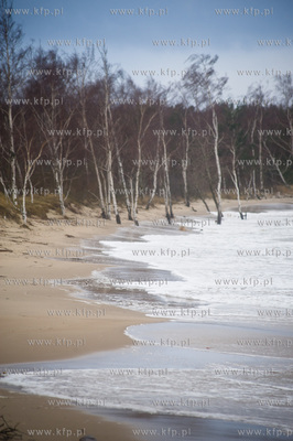 Ggansk. Gorki Zachodnie. Wysoka fala i calkowicie zalana...