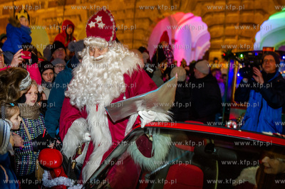 Gdansk. Przywitanie Swietego Mikolaja, parada zaczarowanego...