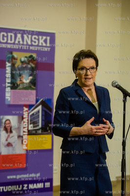 Gdanski Uniwersytet Medyczny. Konferencja prasowa Premier...
