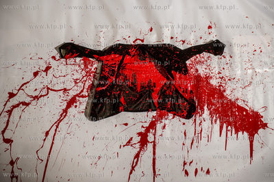 Gdańsk. Teren Muzeum II Wojny Światowej. Performance...