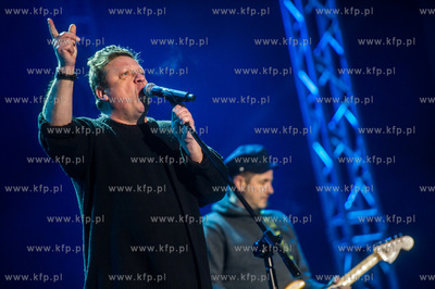 Gdańsk. Plac Solidarności. Obchody 35. rocznicy stanu...