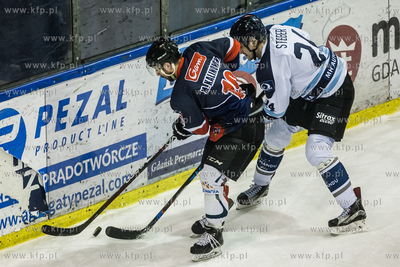 Gdańsk. Hala Oliwia. Polska Hokej Liga. Mecz o utrzymanie...