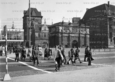 Przejscie dla pieszych na Wałach Jagiellońskich w...