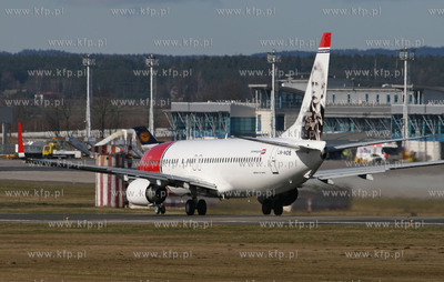 Gdansk , Rebiechowo Nz. Boeing 737-8FZ Norwegian Air...