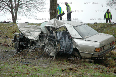 Tragiczny wypadek w miejscowosci Nowa Dabrowa w gminie...