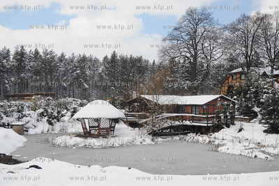 Zima w Centrum Edukacji Promocji Regionu w Szymbarku...