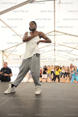 Gdansk. Plac Zebran Ludowych. Festiwal MTV Gdansk Dzwiga...