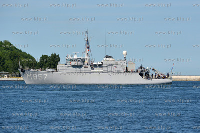 Gdynia. Miedzynarodowe manewry Baltops 2015 organizowane...