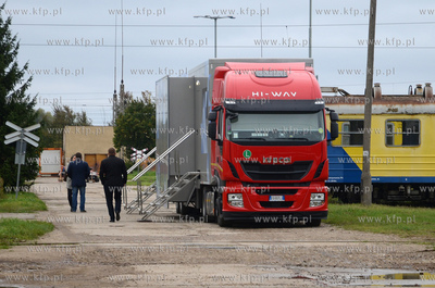 Gdynia. Prezentacja symulatora lokomotywy SIMTRAQ....