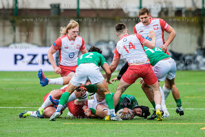 Gdynia.  Mecz Rugby Europe Championship pomiędzy Polską...