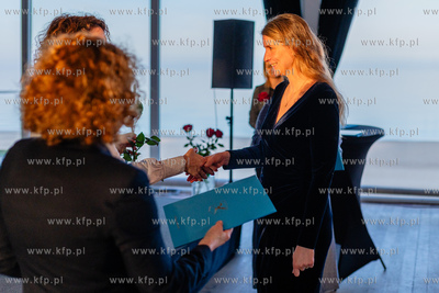 Sopot.  Mamuszki 14.  Prezydent Sopotu Magdalena Czarzyńska-Jachim...