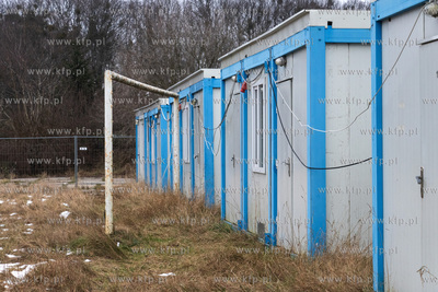 Zniszczone kontenery w rejonie ul. Zielonogórskiej...