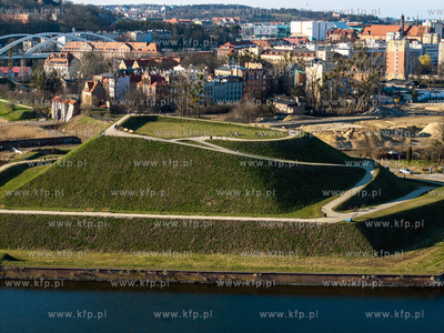 Panorama Gdańska, widok na Bastion Żubr. 
20.03.2025
fot....