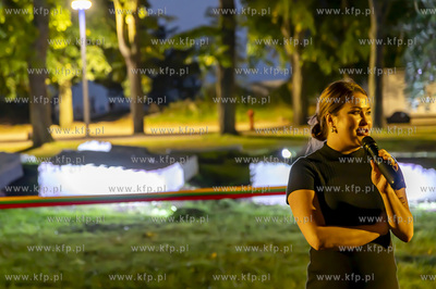 Sopot, Park Północny. Odsłonięcie rzeźby Andriusa...