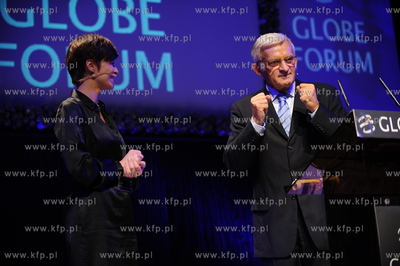 Gdansk, GLOBE FORUM 2009. Nz Jerzy Buzek - przewodniczacy...