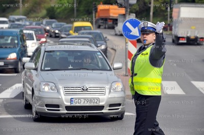 Gdansk. Skrzyzowanie ul. Lostowickiej, Kartuskiej i...