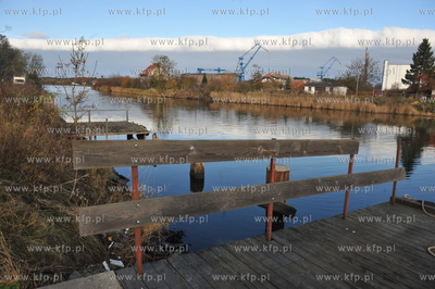 Gdansk, Plonia Wielka dawne Pleniewo. Martwa Wisla...