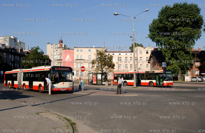 Gdansk Wrzeszcz. Przystanki autobusowe komunikacji...