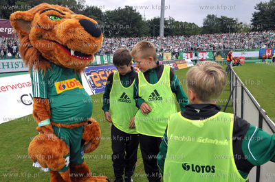 Mecz pilkarski ekstraklasy Lechia Gdansk - Zaglebie...