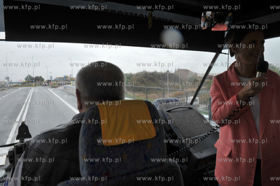 Otwarcie wezlow i dojazdow do przystanku PKM Jasien....