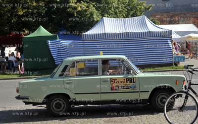 Gdansk. Postoj taksowek na ul. Podwale Staromiejskie...
