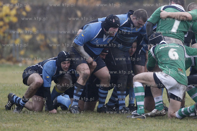 Sopot. Ekstraliga  rugby. Ogniwo Sopot vs. Lechia Gdansk.
06.11.2010
fot....