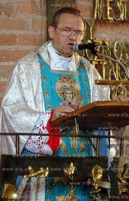 Niedzielna msza odprawiona w kosciele sw. Brygidy w...