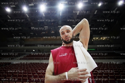 Sopot. Ergo Arena. Trening koszykarskiej druzyny narodowej...