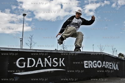 Sopot / Gdansk. Nowo otwarty skatepark przy hali Ergo...
