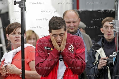 Gdansk. Restauracja Stacja de Luxe. Pilkarze reprezentacji...