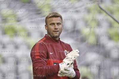 Gdansk. PGE Arena. Trening reprezentacji Polski wpilce...