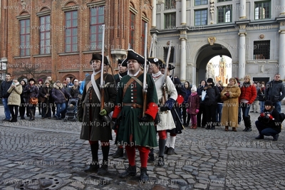 Gdańsk. Plac między Złotą Bramąi Katownią. Historyczna...