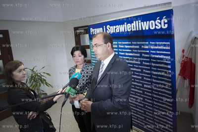 Konferencja przedstawicieli PiS Danuty Sikory i Andrzeja...