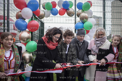 Gdańsk, ul. Kościuszki. Otwarcie kompleksu sportowego...