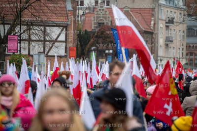 Gdańsk. Parada z okazji Narodowego Święta Niepodległości....