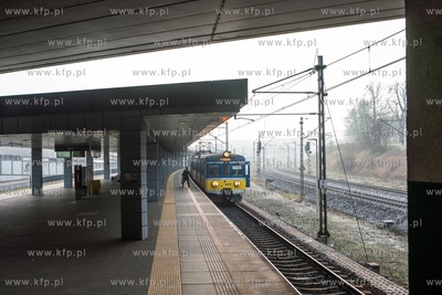 Peron SKM - stacja Gdańsk Śródmieście. 17.01.2020...