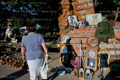 Gdansk.  Jarmark Dominikanski. Pchli targ przy Podwalu...