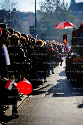 Gdansk. Parada z okazji 93 rocznicy odzyskania przez...