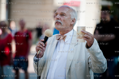 Sopot. Ul. Bohaterow Monte Cassino. Spotkanie Janusza...