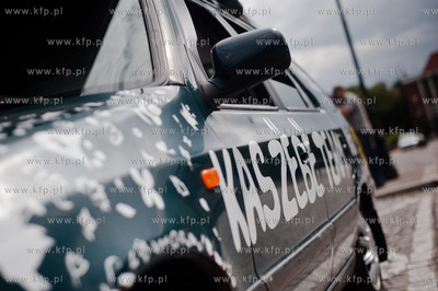 Gdansk. Parking przed Urzedem Marszalkowskim. Marszalek...