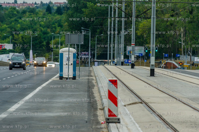 Gdansk. Ostatnie dni budowy linii tramwajowej na Morene....