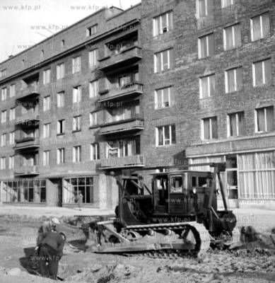 Budowa ul. Wladyslawa IV w Gdyni. 1957  0000395z Fot....