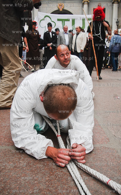 Jedna z atrakcji Jarmarku sw. Dominika byl chrzest...